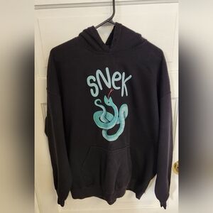 LookHUMAN Snek Meme Hoodie size 2XL